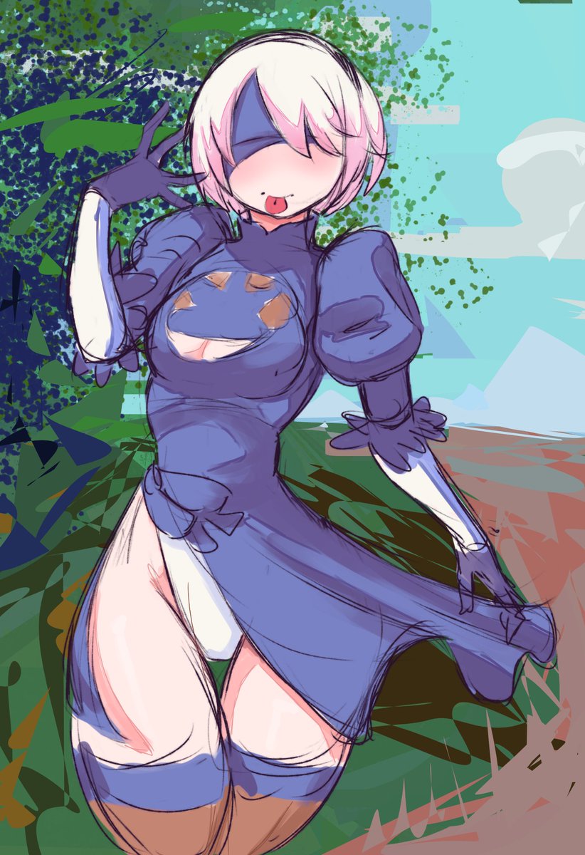 Mrgrimkat's tweet photo. I drew a quick 2B sketch to experiment a bit with Natron (a free compositing program). I kind of regret not putting more effort into it, but oh well haha. here I’m showing the drawing before and after using Natron, plus a rough timelapse of the process. https://t.co/1e0yP9AXA9