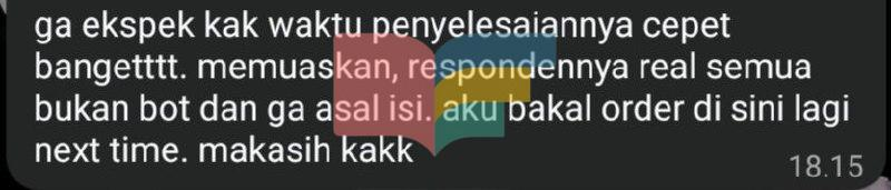 Jasa Cari Responden Kuesioner & People Management tweet media