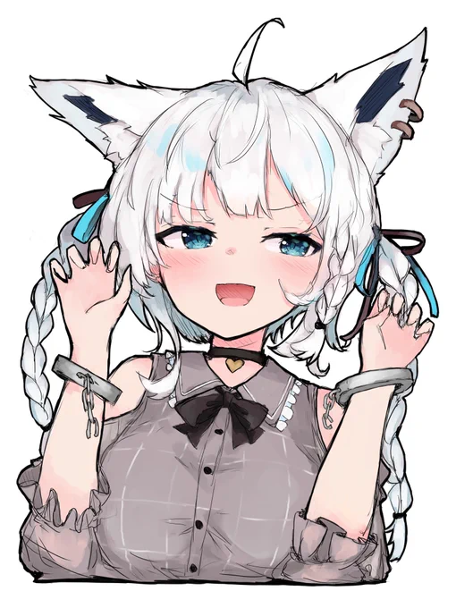 【再投稿】 ぶりにゃん(清楚の姿)