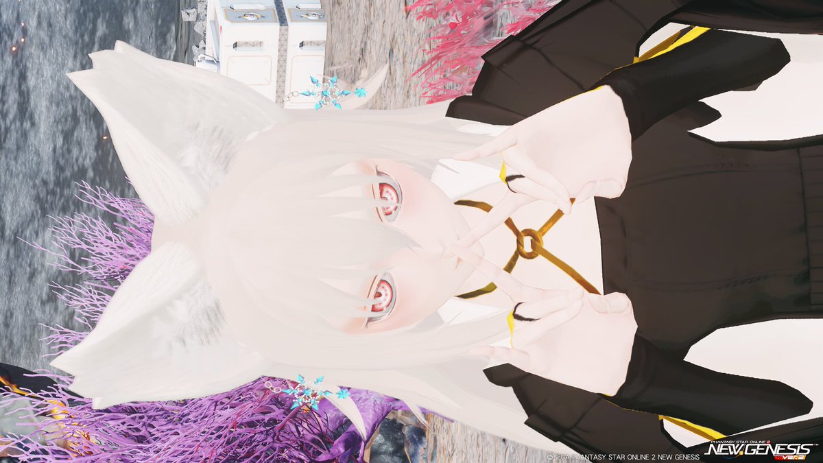 Crystal_ARKS's tweet photo. 脈略なく自撮り～
ちょっと あざといのも～ｗ
#PSO2NGS_SS 
#PSO2NG_SS 
#PSO2NGS https://t.co/jf4XcZxdl5