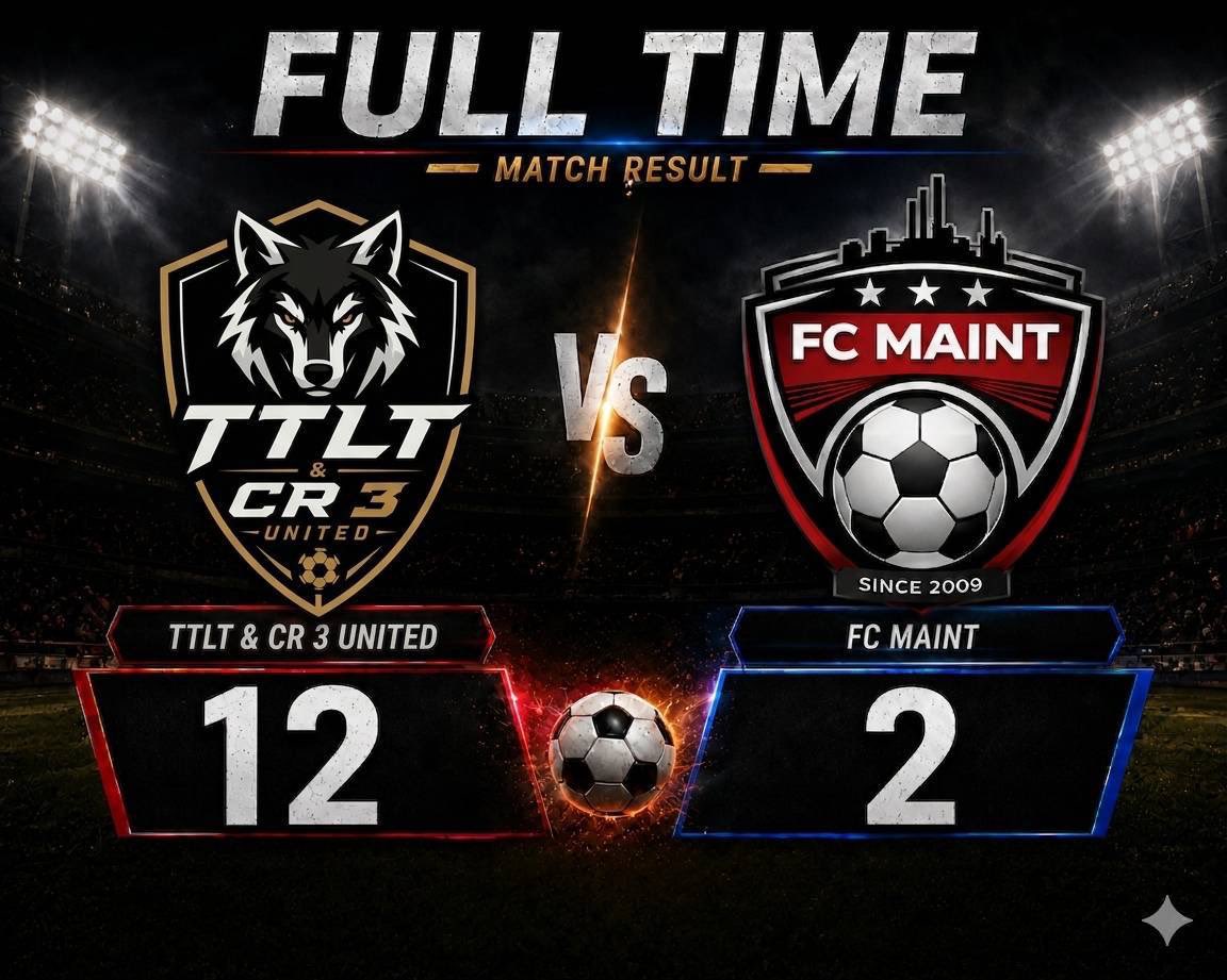 Tha_thewin's tweet photo. ถ้าเรามีทีมที่ดี เราจะมีผู้���ล่นที่ช่วยกัน
นัดแรก,,,ประเดิมสวย
SPRC open League 2026
#อาวุโสที่ต้องให้เด็กๆช่วย
#เล่นเป็นทีม
#TTLTxCR3UNITED
😊💪👍💙⚽️🏟️👹 https://t.co/T1eghT6w5f