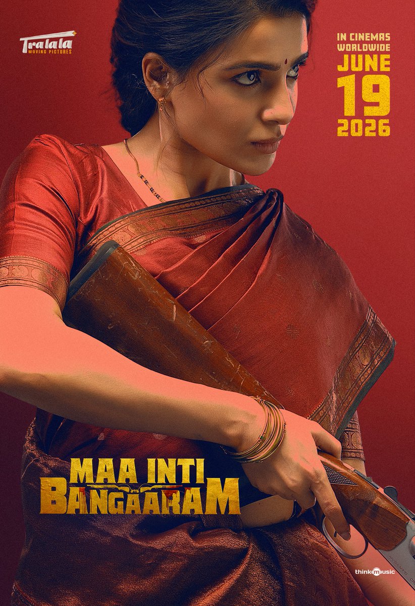 chefbalaa's tweet photo. #Samantha's #MaaIntiBangaaram Tamil Version Titled #EngalThangam. Official Tamil Poster Out Now. 

In Cinemas World Wide July 19 2026 https://t.co/FIBC3N6HJ2