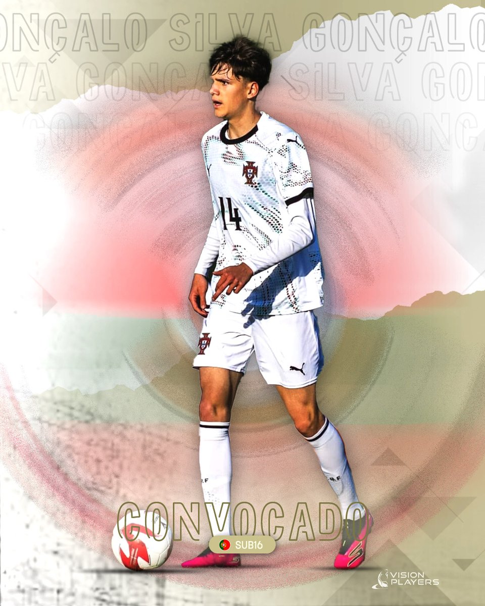 VisionPlayers's tweet photo. Gonçalo Silva está convocado para a Seleção Nacional 🟢🔴 que vai participar no Torneio de Desenvolvimento da UEFA, de 16 e 24 de maio, em Bragança 👏🇵🇹

Boa sorte Gonçalo 👏💪🏼

#WeHaveVision #Futebol #Portugal #Convocado https://t.co/D4AvYKRbRZ