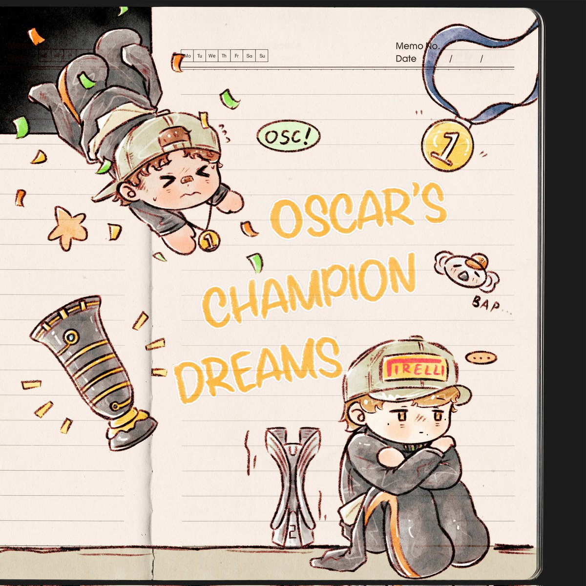 chayedannn_'s tweet photo. Sorry, I just realized I made a huge mistake... I mixed up Oscar's ranking in Abu Dhabi in 2025 with P3 (since Oscar was P3 in the 2025 drivers' standings...)😭😭😭 https://t.co/xpdvpdyOSN
