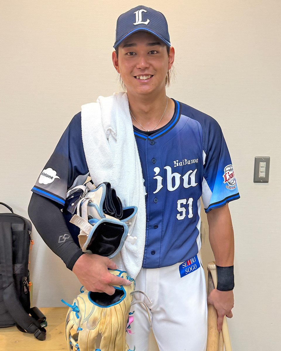 RT @lions_official: ナイスバッティング💪 #西川愛也 選手