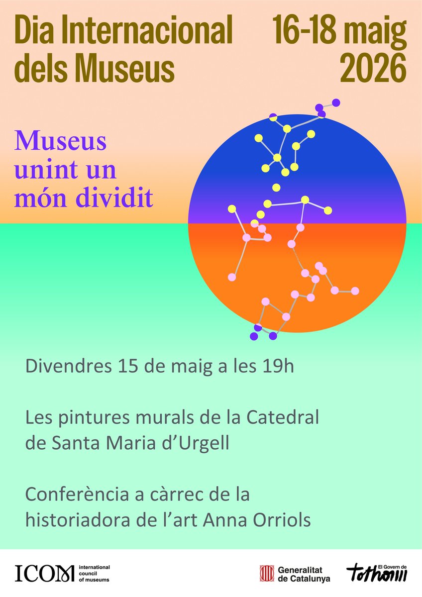 RadioSeu's tweet photo. El @MuseuSeuUrgell celebra el Dia Internacional dels Museus amb una conferència sobre les pintures murals de la Catedral de Santa Maria. @xmtlla + informació: https://t.co/BbVST5wkEP https://t.co/z1bcwjI5at