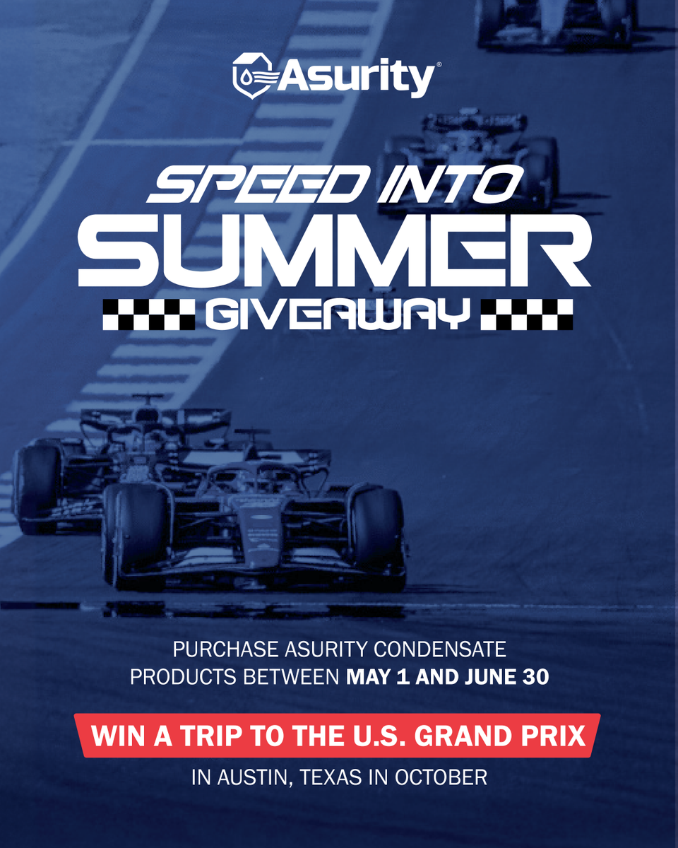JSWareGroup's tweet photo. 🏎️ 💨 Speed into Summer with Asurity

Spend $500 = 1 entry 🎟️
Win a trip to the US Grand Prix (Austin, TX)

⏳ Ends June
👉 Log in &amp; shop: https://t.co/m0MHJ7e17J https://t.co/YMOh6k9odN