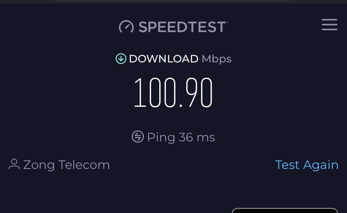 TheUnsaidFiles's tweet photo. Just tested zong speed test results are impressive in karachi https://t.co/uoaOEU1dMy