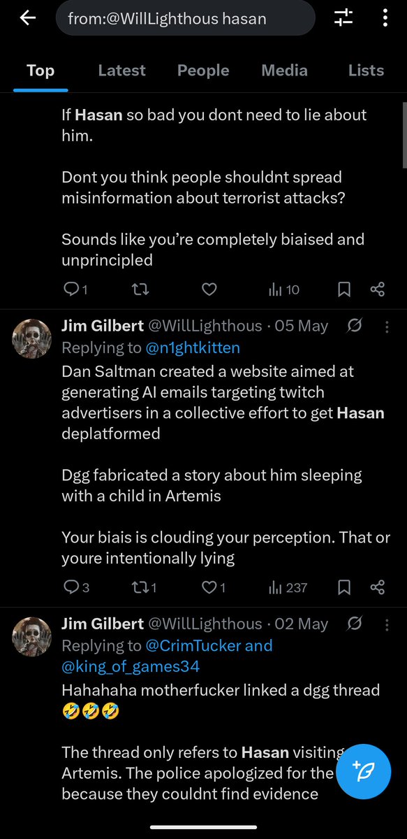 HelloWorld4890's tweet photo. @WillLighthous @Awk20000 1. Not a Hasan fan, just defends him on every thread
2. You never made a substantive claim. There's nothing to discuss https://t.co/IJLfDxi4zp