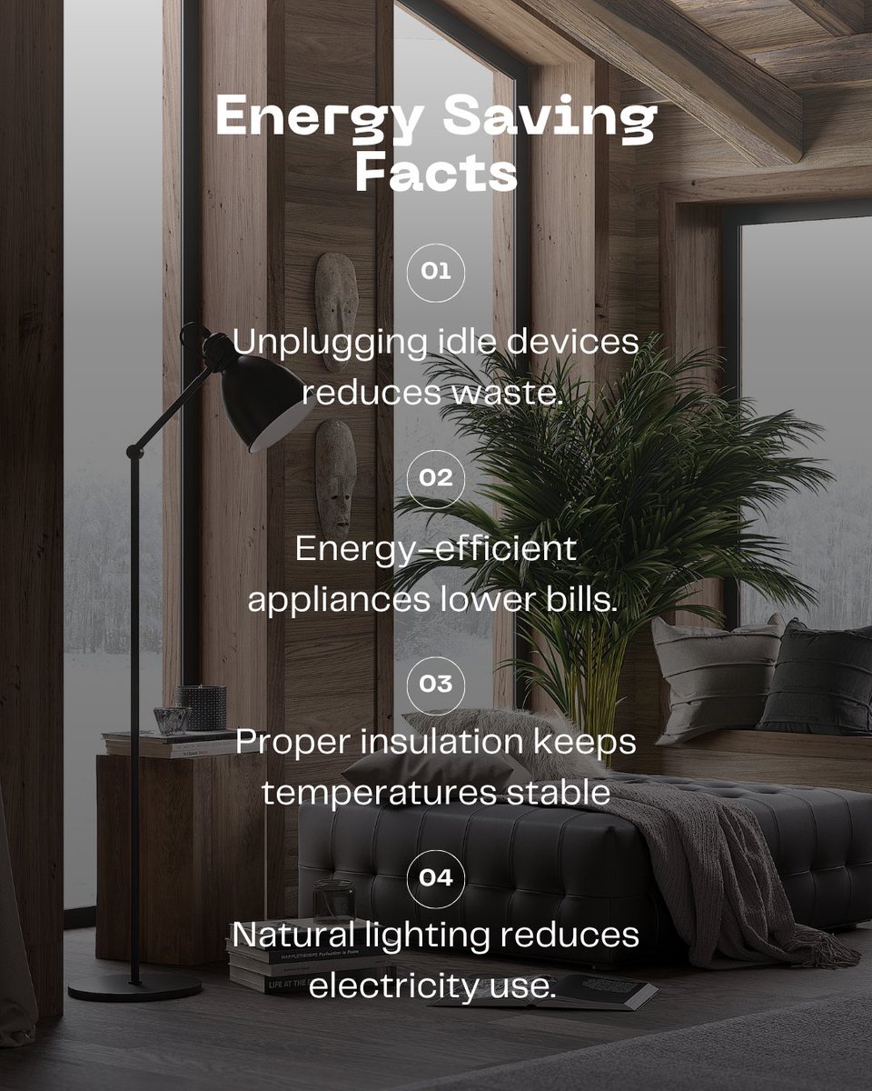 forthserve's tweet photo. Saving energy doesn’t have to be complicated. Here are some quick facts to help you cut costs and stay efficient. Small habits daily make a big difference. Save energy, save money.

#EnergyEfficiency #SustainableLiving #EcoFriendly #ClimateAction https://t.co/Lt8BglQSUG
