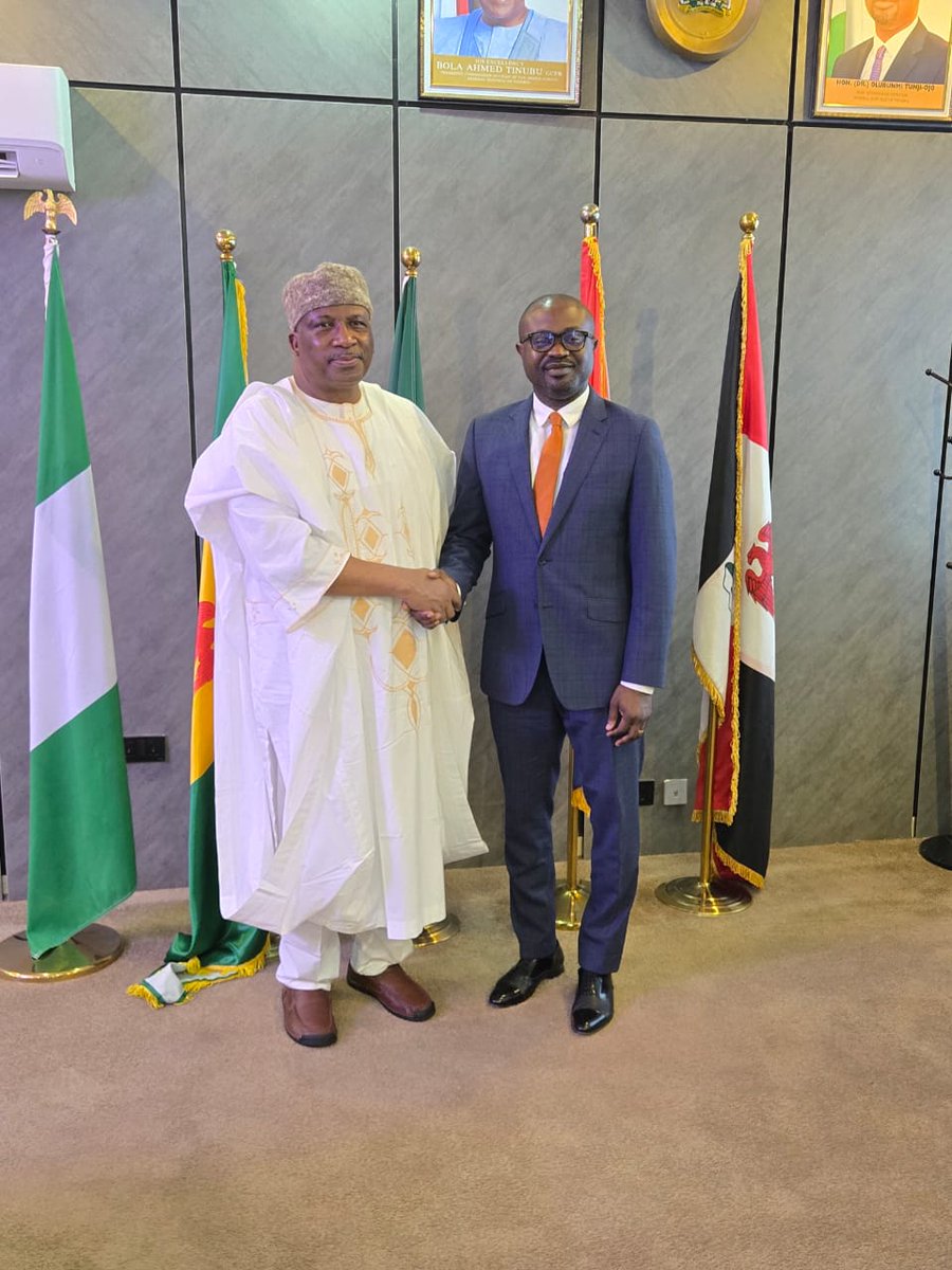 MUHDBARMA's tweet photo. As part of his continued commitments to delivering purposeful leadership and effective representation for Nigeria, Lt Gen Amb Abdulrahman Bello Dambazau (Rtd) CFR, Ph.D, Baraden Kano, paid another strategic visit to the Federal Ministry of Interior in furtherance of ongoing consultations and collaborative engagements aimed at strengthening Nigeria–China relations.

The visit reflects his firm dedication towards ensuring that Nigeria records meaningful success, sustainable development, and stronger international partnerships through diplomacy, institutional cooperation, and strategic engagement. It also demonstrates his determination to justify the confidence and trust reposed in him through active service and impactful representation.

Since his appointment as Nigeria’s Ambassador to China, Lt Gen Dambazau has continued to intensify high level visits and consultations geared towards fostering economic growth, enhancing bilateral cooperation, attracting opportunities for Nigerians, and deepening the long standing relationship between Nigeria and China.

His vision remains focused on ensuring that Nigerians residing in China experience quality leadership, purposeful representation, and diplomatic engagement capable of opening new doors for investment, trade, development, and stronger people-to-people relations between both countries.

Through experience, strategic leadership, and patriotism, Lt Gen Dambazau continues to position Nigeria for greater global relevance, stronger diplomatic ties, and sustainable national progress.

@Ojukwu_Bianca
@NigeriaMFA
@AbbaM_Abiyos @abdullahayofel @AdaAnambra2023 @AishaYesufu @ArewaTwiter @ARISEtv @BashirAhmaad   @bukolasaraki @Cool_Ustaz @DigiSummit25_ @DianeRusset @Dr_Xee @DrTunjiAlausa @Ekiti_Princess1  @Faridatu001 @HauwaLau @officialABAT @PBATMediaCentre @barauijibrin @MYPD2020 @_dinomelaye @ShehuSani @NGRSenate @SPNigeria @NigeriaStories @Sen_AbdulNingi @KanoChronicle @HQNigerianArmy @NGRPresident @TinubuMediaS  @MinOfInteriorNG @CustomsNG @PoliceNG

@DailyPostNGR @NGRPresident @NigeriaStories @asovilladigital @NigeriaGov @GuardianNigeria @HQNigerianArmy @DHQNigeria
@SonOfTheSoil66