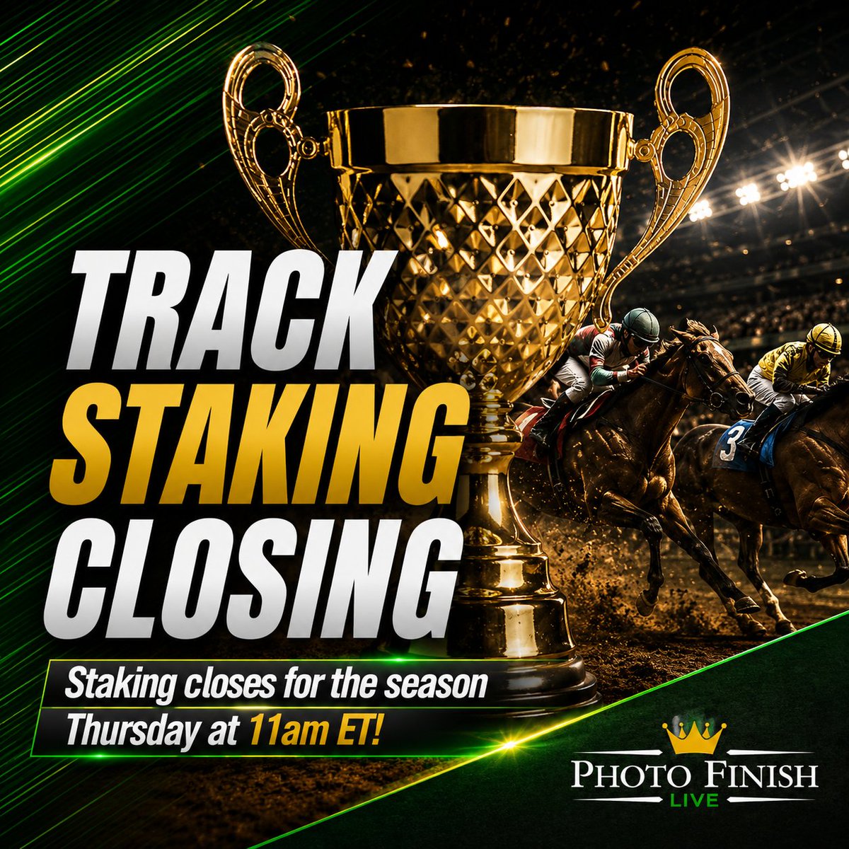 Photo Finish™ LIVE 🐎 Virtual Horse Racing tweet media