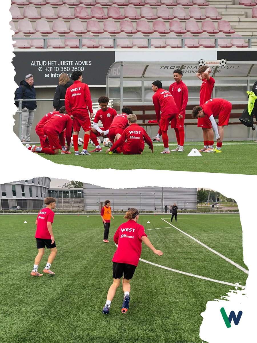 wijvanWEST's tweet photo. Onze projectleider Admir staat samen met zijn zoon langs én op het veld bij BVV Barendrecht! Daarom zijn wij sinds dit seizoen sponsor van hun warming-upshirts en voetbaltassen. 👕 #westbv #wijvanwest #conserveren #schilderen #sponsor #bvvbarendrecht https://t.co/L4IP4cUGmF
