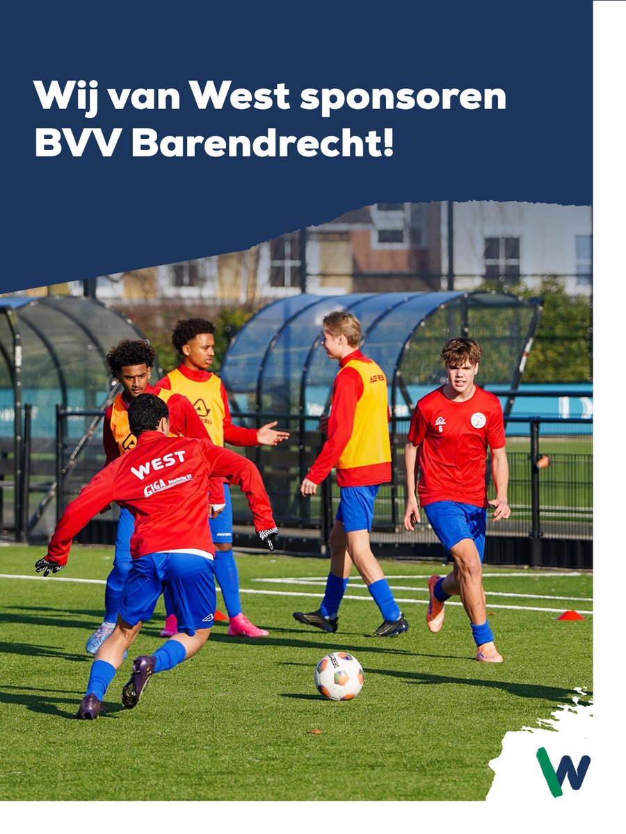 wijvanWEST's tweet photo. Onze projectleider Admir staat samen met zijn zoon langs én op het veld bij BVV Barendrecht! Daarom zijn wij sinds dit seizoen sponsor van hun warming-upshirts en voetbaltassen. 👕 #westbv #wijvanwest #conserveren #schilderen #sponsor #bvvbarendrecht https://t.co/L4IP4cUGmF