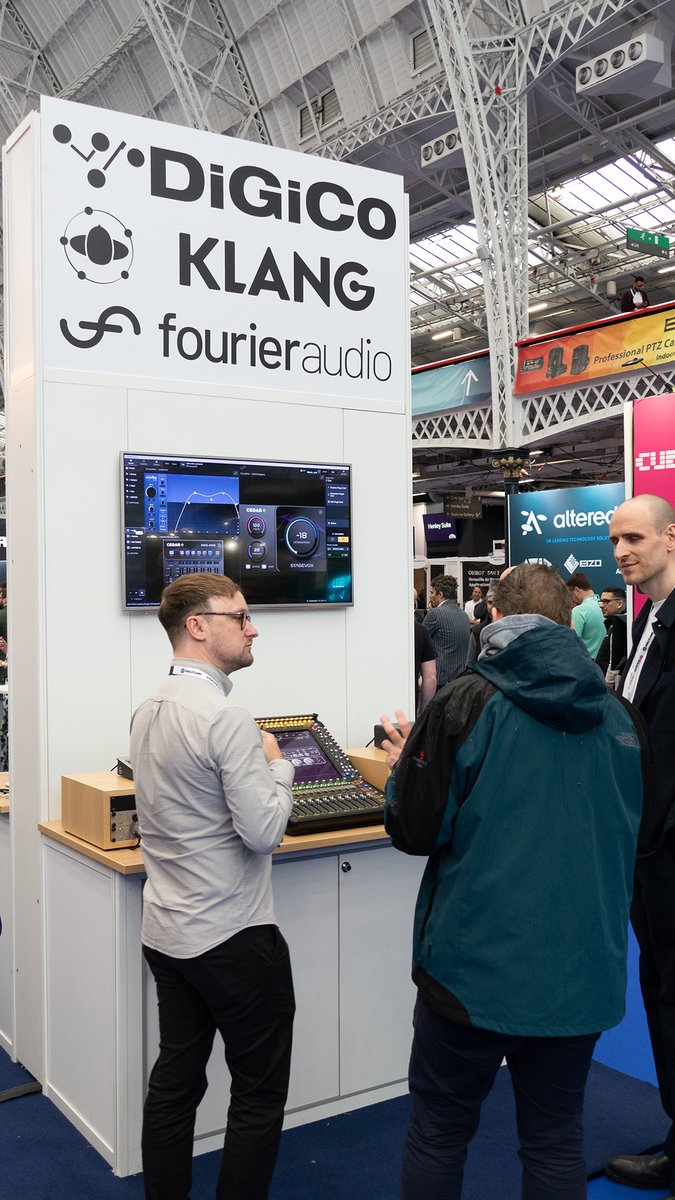 DiGiCo_official's tweet photo. We are officially open at #MPTS2026 in London's Olympia! Come hang out at booth F40 for the next two days to check out the Quantum 112 &amp; KLANG. https://t.co/tGGdJ507Eu