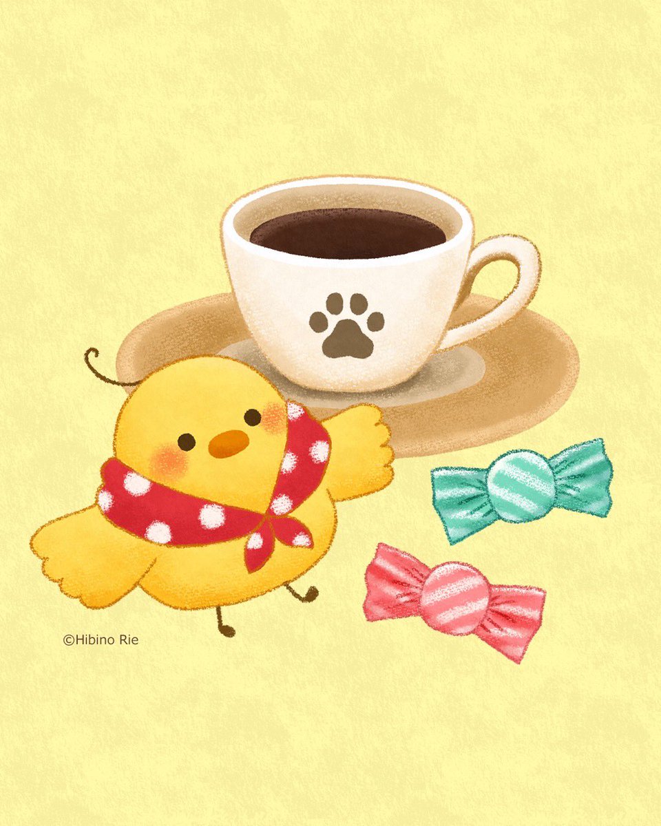 binosato's tweet photo. 🐤🐈‍⬛☕️🍬 https://t.co/9ySRgpIsJF