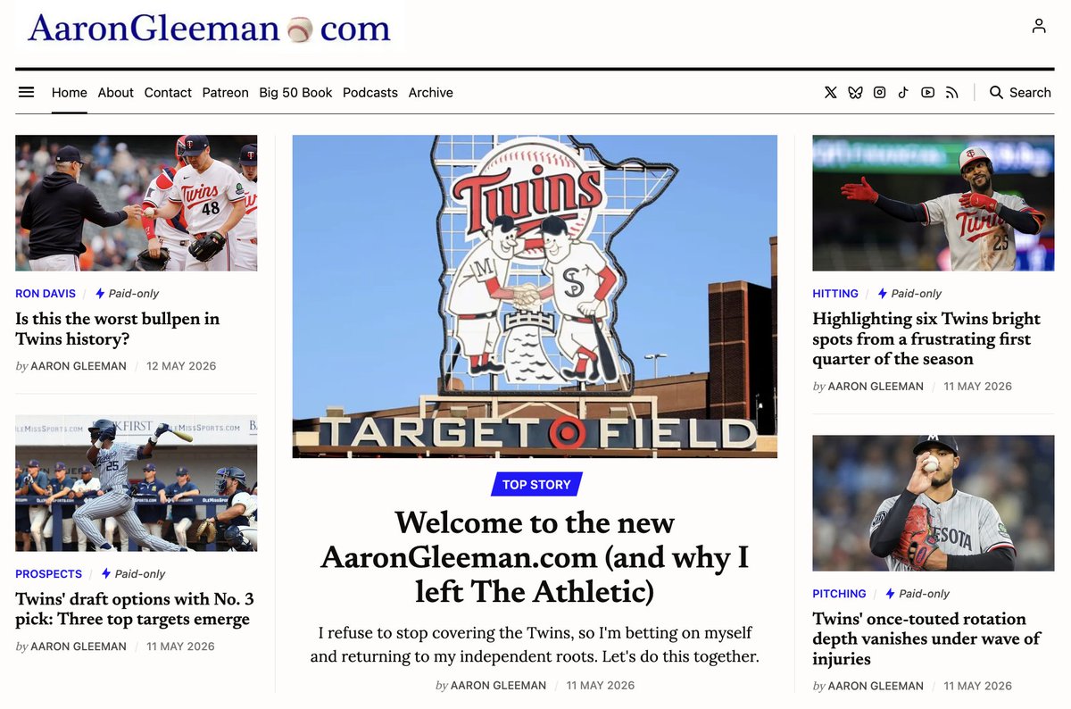 Aaron Gleeman tweet media