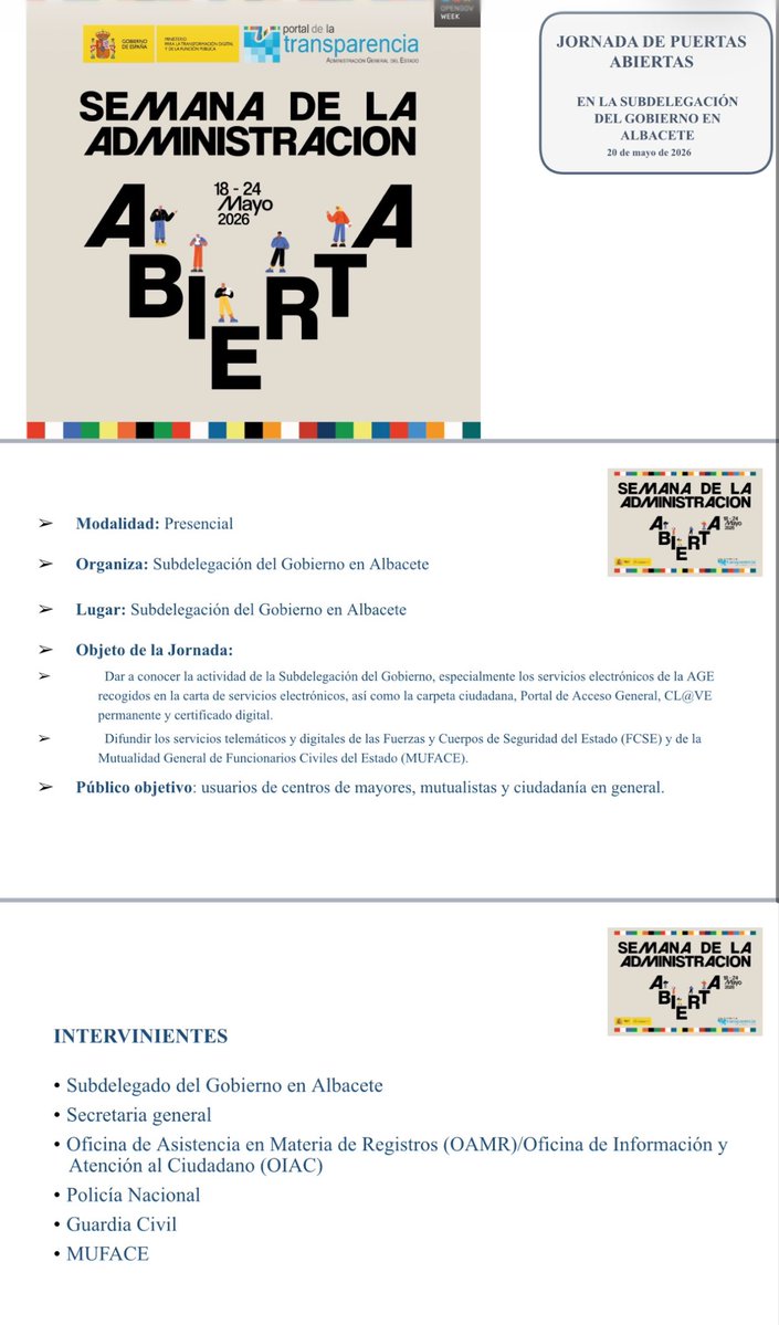 Subdelegación del Gobierno en Albacete tweet media