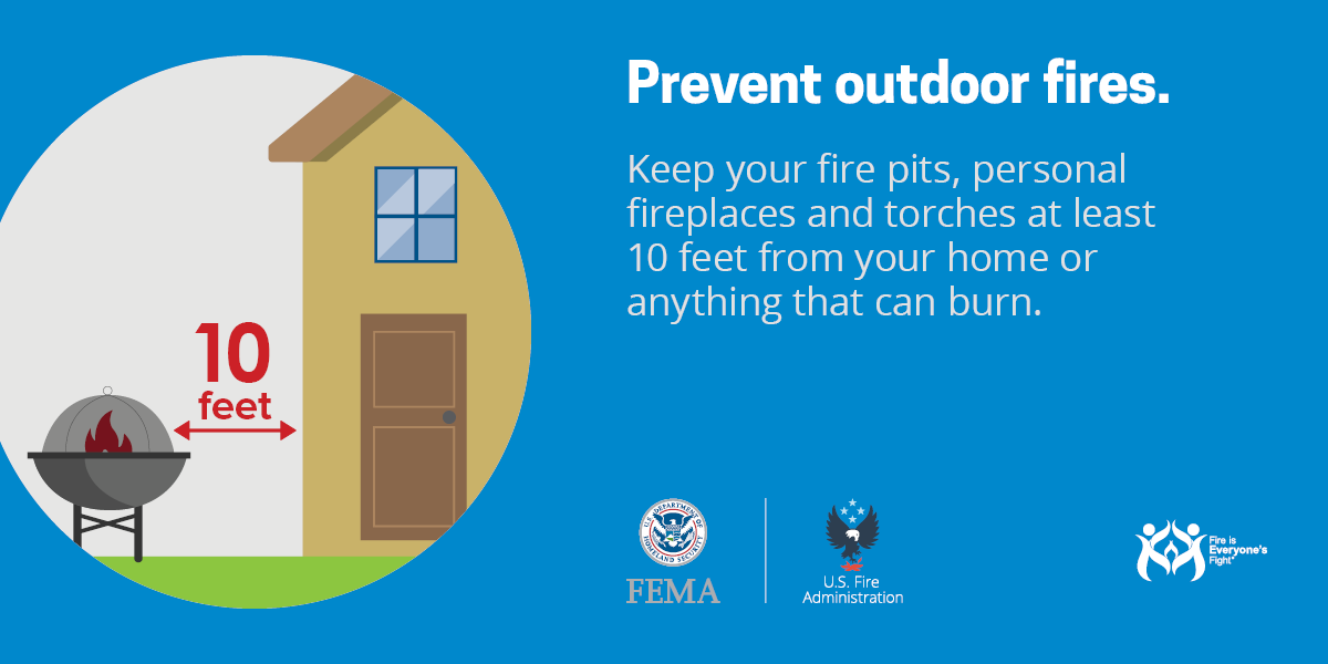 Brightonfd's tweet photo. Eager to get outdoors?  Just make sure to keep the fire pits, torches, and grills at least 10 feet away from anything that can burn. #BrightonFD #BrightonNY #NeighborsHelpingNeighbors 🚒👉🏻 https://t.co/VF4V63v2vN https://t.co/boi4NIZQ8w