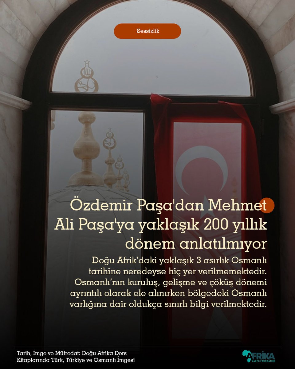 afrikavakfi's tweet photo. 📚 Doğu Afrika ders kitaplarında Osmanlı ve Türkiye nasıl anlatılıyor?

Afrika Vakfı’nın hazırladığı araştırmada; Sudan, Somali, Etiyopya, Kenya, Tanzanya ve farklı ülkelerdeki ders kitapları incelendi.

🔹 Osmanlı’nın yükseliş dönemi bazı ülkelerde olumlu ele alınıyor
🔹 Etiyopya’da daha temkinli bir yaklaşım öne çıkıyor
🔹 Türkiye imajı tarihsel ve siyasi bağlamlarla işleniyor

📖 Kitabı incelemek ve satın almak için:

https://t.co/6jVcX5m9Cs

#AfrikaVakfı #DoğuAfrika #Osmanlı #Türkiye