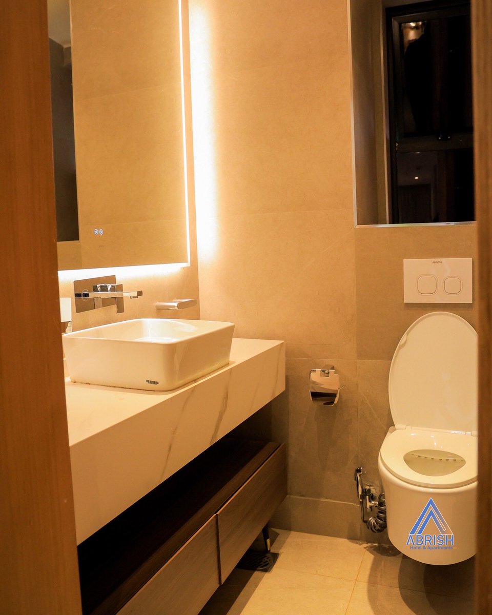 abrishhotel's tweet photo. Step into the elegance of our luxurious suite bathroom at  — where modern design meets relaxation. From the sleek finishes to the calming ambiance, every moment feels like a private spa escape. 🛁💫

#AbrishHotel #LuxuryStay #abrishhotel #BathroomGoals #KampalaHotels #LuxuryLiving