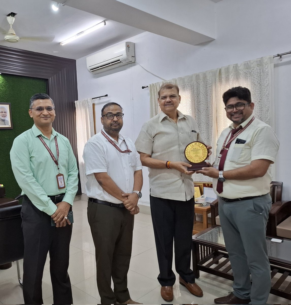 DehradunNiepvd's tweet photo. We were honored to host Shri Anil Kumar Pandey, Honorable Deputy Secretary, #DEPwD,at #NIEPVD today. 
His visit provided valuable insights and guidance for our ongoing initiatives in education and rehabilitation for persons with visual impairment.
@socialpwds @MSJEGOI https://t.co/PxS6n1UcjJ