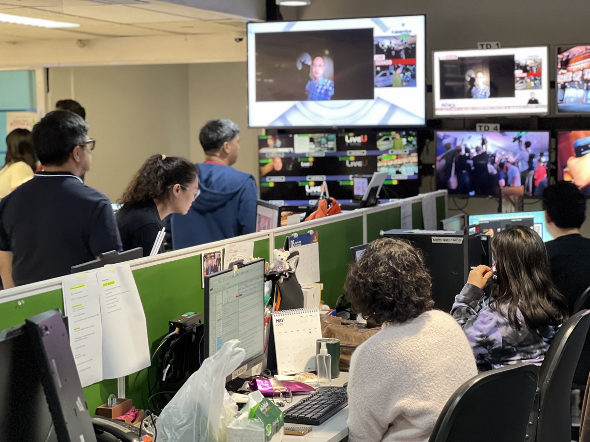Tense atmosphere at the Newsroom as we monitor our reporters’ live ...