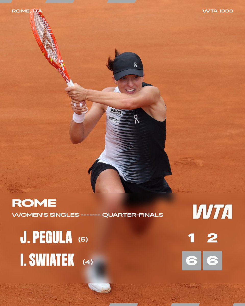 rolandgarros's tweet photo. Elite level from Iga Swiatek 😤

#IBI26 https://t.co/sAIv0wQJD1