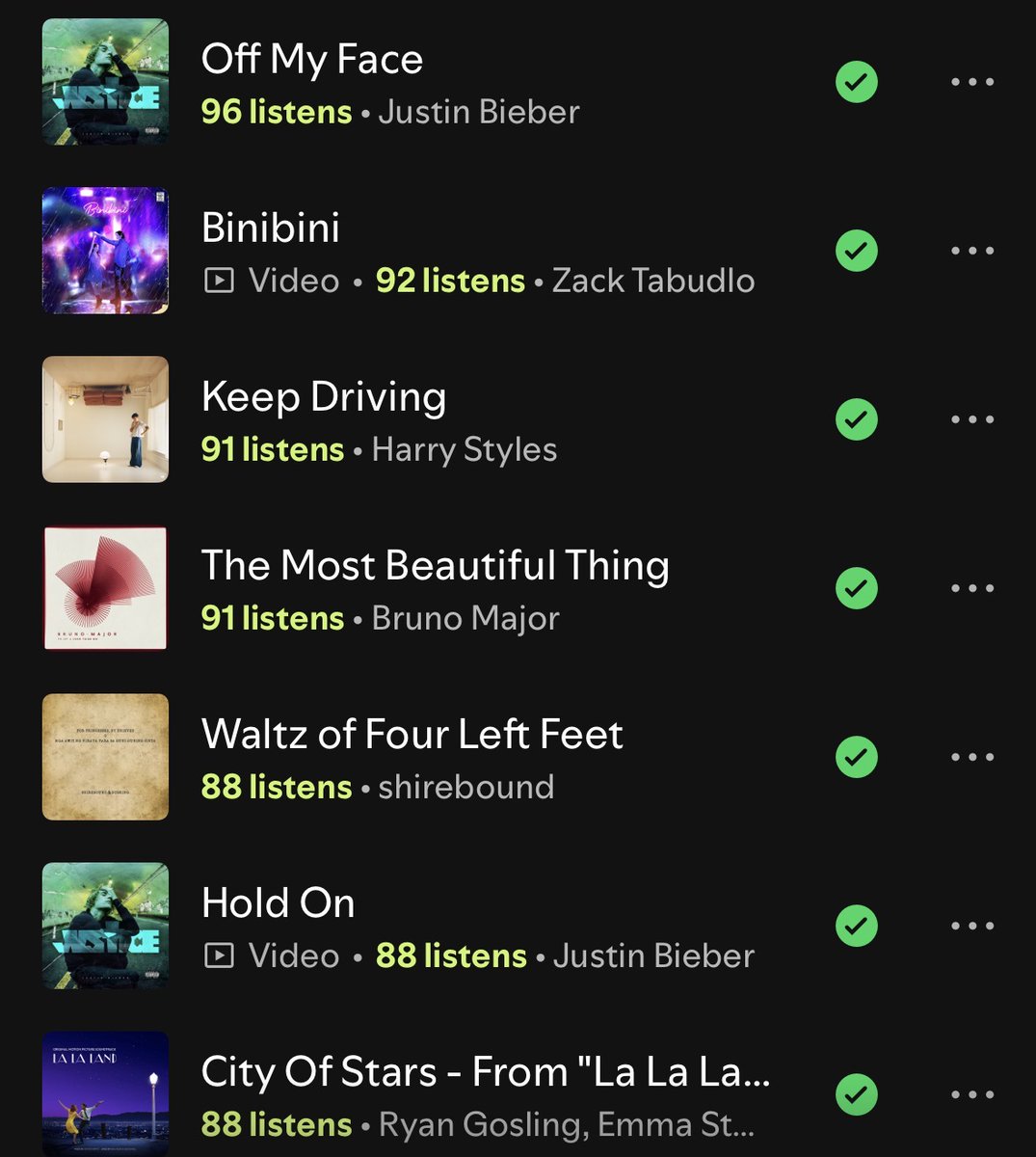 superfayee's tweet photo. i loove spotify’s “your all-time top songs” playlist because wdym younger me loved all these songs??? and at one point in time each song meant everything to me??? and 10 years after i still love them??? https://t.co/jLuXGP5t5c