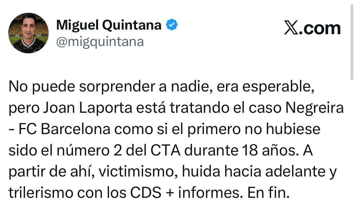 Miguel Quintana tweet media