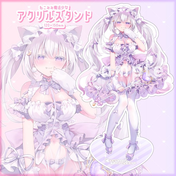 COMIC1☆28 事後通販開始 魔法少女アクリルスタンド メルちゃんアクリルスタンド