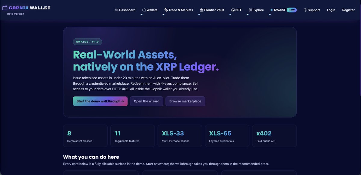 BaaliWho's tweet photo. 🚨🔥 BIG ANNOUNCEMENT 🔥🚨

Today I officially launched the idea behind the RWAiSE Tokenization Engine at @EasyA_Kickstart !!

Check it out: https://t.co/proiaUR9hj

A next-generation platform combining:
💎 Real World Asset tokenization
🤖 AI-powered agents
⚡ Solana scalability
🌉 XRP ↔ Solana interoperability

The vision?
Connect REAL assets with intelligent automation and cross-chain liquidity 🚀
Using the $XRP – $Sol bridge, RWAiSE is designed to merge:
🔹 XRP liquidity & payments
🔹 Solana speed & efficiency
🔹 AI agents interacting with tokenized economies in real time
🏠 Real Estate
🎨 Art
📈 Equity
💰 Yield-bearing assets
Everything tokenized. Everything connected.

🙏 Huge THANK YOU to @EasyAApp, @dom_kwok  & @kwok_phil   ❤️
Your vision, energy, and support at the hackathon in Miami truly inspired me to take this step and build bigger than ever before 🦈🔥
Sometimes all it takes is the right people around you to unlock a whole new future 🌎⚡

This is only the beginning.
Welcome to RWAiSE 🚀
#RWA #XRP #Solana #AI #Crypto #Web3 #Tokenization #XRPL #DeFi 🔥