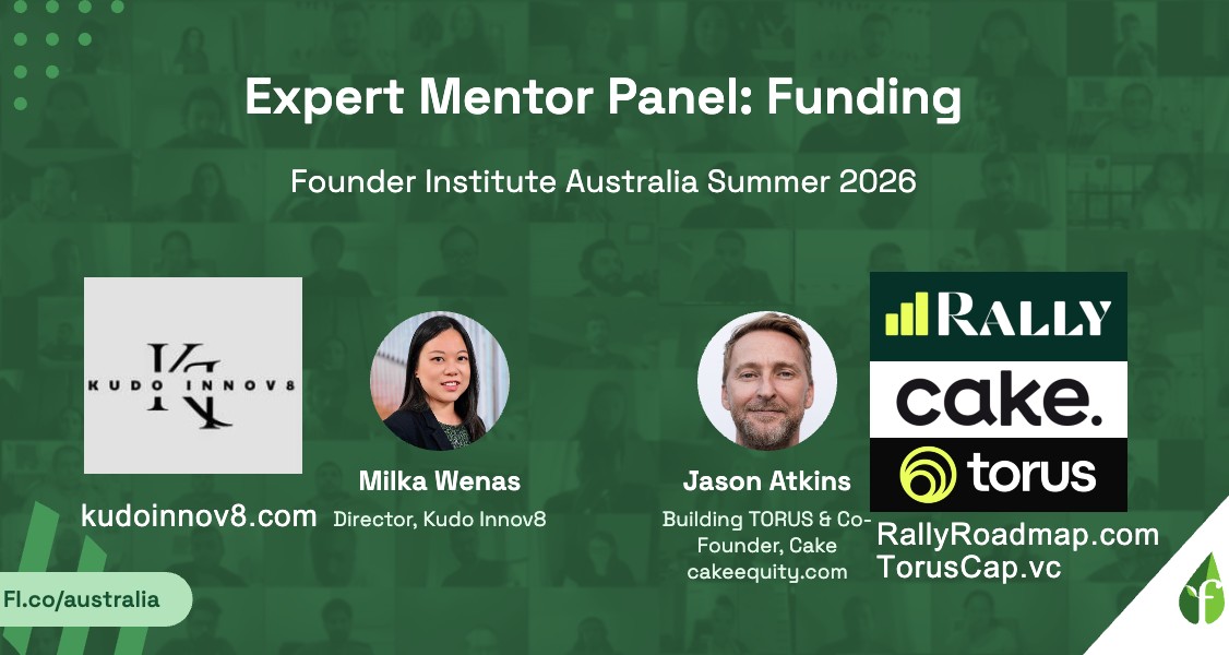 Founder Institute Australia & NZ tweet media