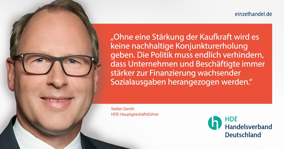 Handelsverband HDE tweet media