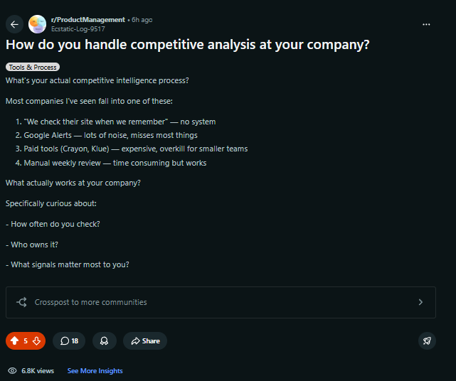 Competitor Pulse tweet media