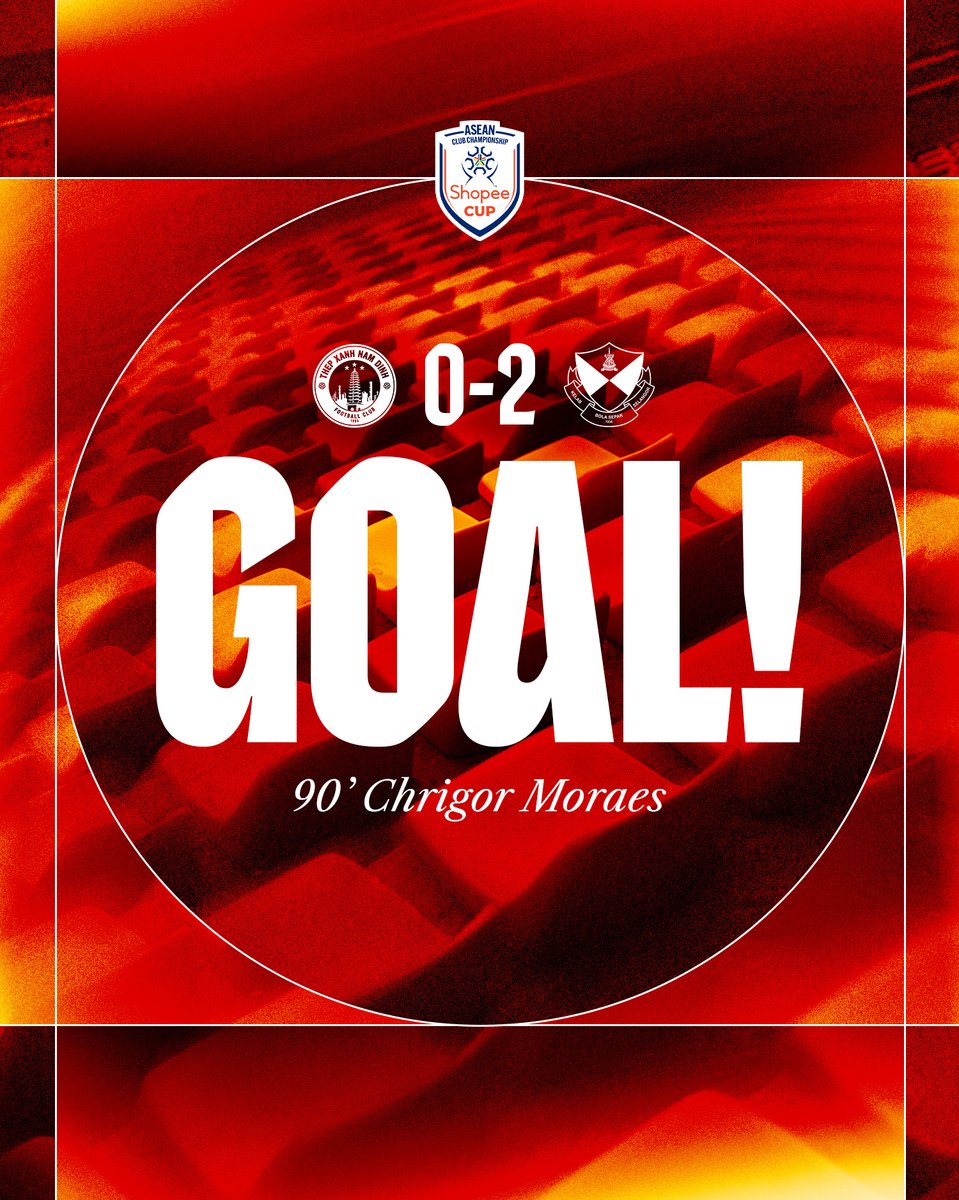 selangorfc's tweet photo. 90’ | 🇻🇳 NDF 0-2 SFC 🇲🇾

⚽️⚽ GOOAAALLLLLLL!! Chrigor Moraes grabs his brace on the night with a cool finish from a wonderful long ball by Zikri Khalili. Once again, Chrigoal! 🙌

#SelangorFC #ThisIsSelangor
#ShopeeCup #ASEANUtdFC
#NDFSFC https://t.co/UqyVMUzGTt