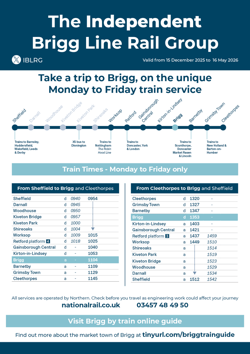 The Independent Brigg Line Rail Group (Est 2012) tweet media