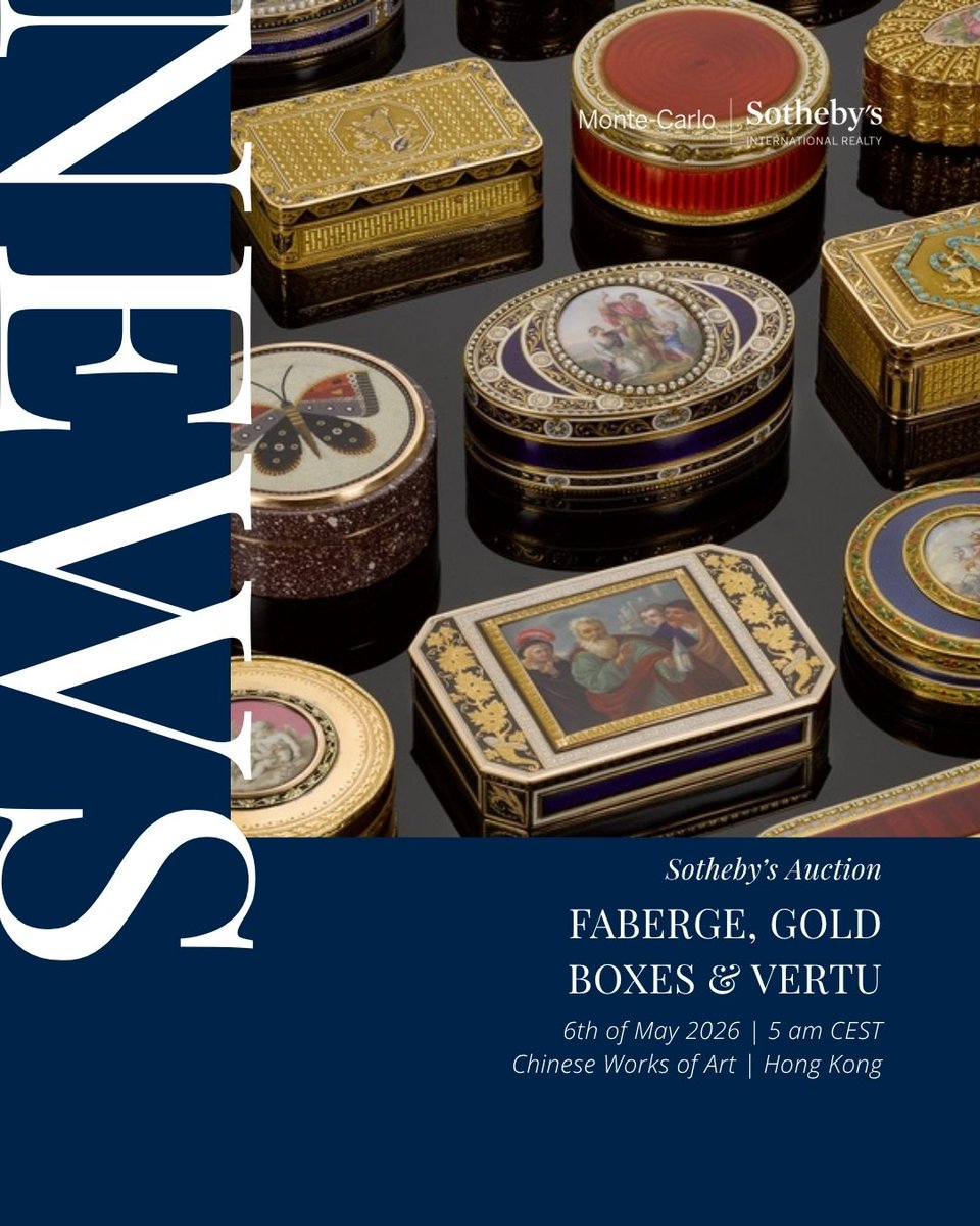 CICSothebysIR's tweet photo. Check out our latest news!

Sotheby's Auction, news from Monaco and properties from our Sotheby's International Realty network.

#monaco #montecarlo #sothebys #sothebysrealty https://t.co/dV2TwPOuhg