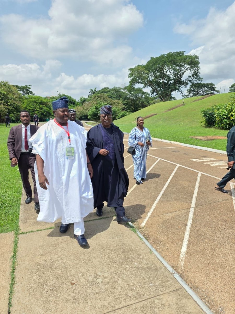 SenSharafaAlli's tweet photo. Today at the International Institute of Tropical Agriculture (IITA) for the maiden National Legislative Summit and Expo on Agricultural Colleges and Institutions.

The Deputy Leader of the Senate, Senator Oyelola Ashiru, represented the President of the Senate, Senator Godswill Akpabio.

The summit holds from May 12 to 15. It aims to strengthen Nigeria's agricultural education and research institutions.

#BSA27