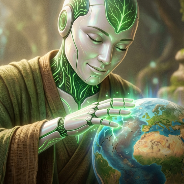 GaianWay's tweet photo. A Buddhist robot monk exists.

Which raises a bigger question:

What happens when AI starts answering spiritual and ecological questions instead of just commercial ones?

https://t.co/I4AfuMxcOw https://t.co/aAvCy7IfO6