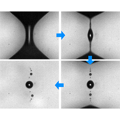 PhysRevFluids's tweet photo. Capillary breakup of a liquid bridge wetting a surface leads to electrostatic charging, slowing the dynamics and producing motion of satellite drops, highlighting the role of electrostatics in dewetting processes beyond sliding drops.

Editors' suggestion https://t.co/VR5mBvYrp0 https://t.co/K4YMLeSLyu