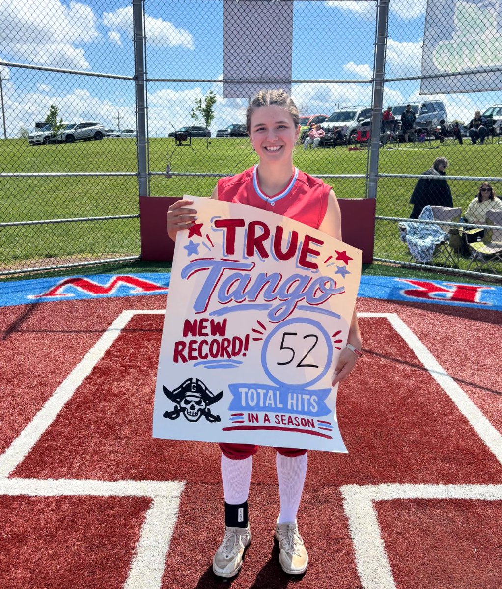 GarawayLocal's tweet photo. Congratulations to Garaway sophomore SS True Tango on breaking the single-season hits record in style with a 6th inning home-run! https://t.co/EGAqBwmHTt
