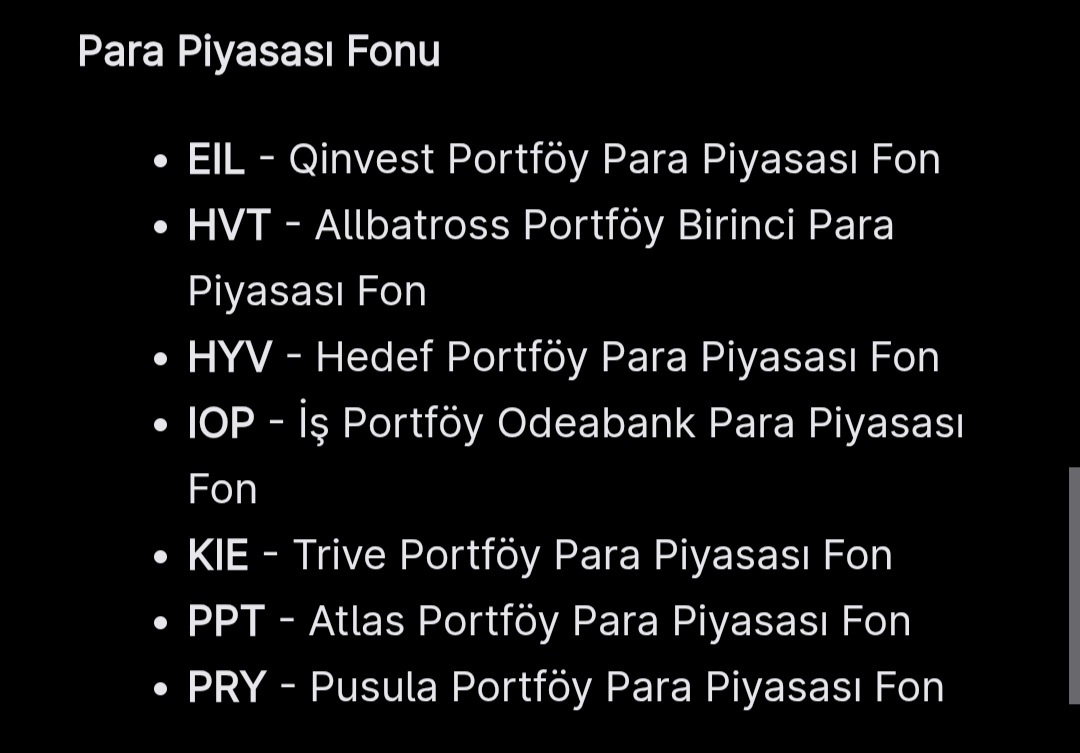 Mustafafilz's tweet photo. Beş yıldızı para piyasası fonları 
#parapiyasafonu #eıl #htv #hyv #ıop #kıe #ppt #pry https://t.co/hkvvjvuE1J