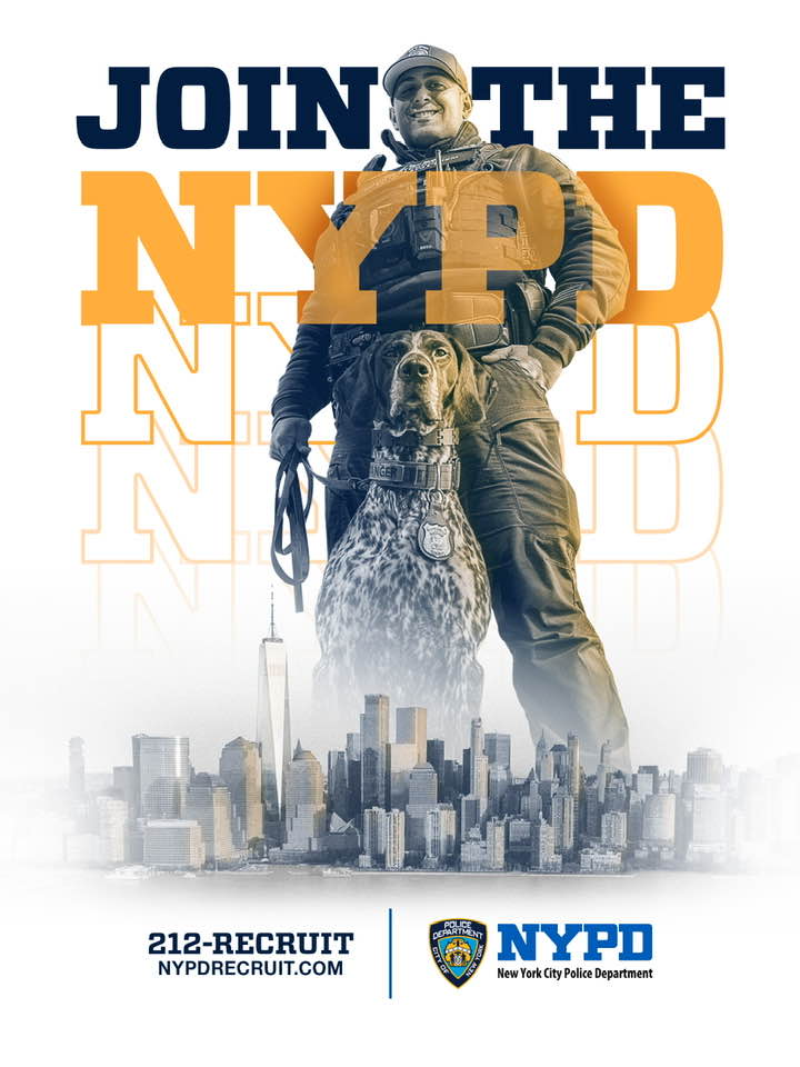 NYPD69Pct's tweet photo. The registration period for the upcoming Police Officer Exam is open through May 14, 2026.

Individuals interested in registering may do so by visiting https://t.co/uel1d3nnV7 or by accessing the "Police Officer" title page at https://t.co/otQm0hGmup. Registration is FREE. https://t.co/4rowGaUDPP