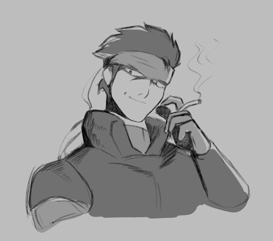 Rocnav's tweet photo. 🐍 #solidsnake
#mgs #sketch #metalgear https://t.co/SKy0a9USTq