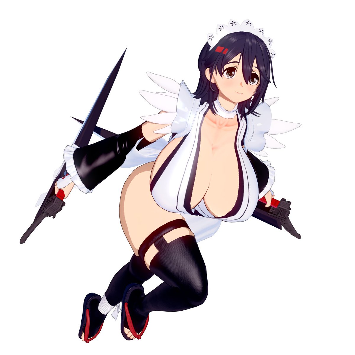 dizzy0xfa's tweet photo. コイカツにてサムスピから「いろは」
海外だとSamuraiShodown

専用MODがなかったので
いろんな素材を組み合わせて作成。
武器はそれっぽく見えればヨシ！ https://t.co/MsEf5zPFLT