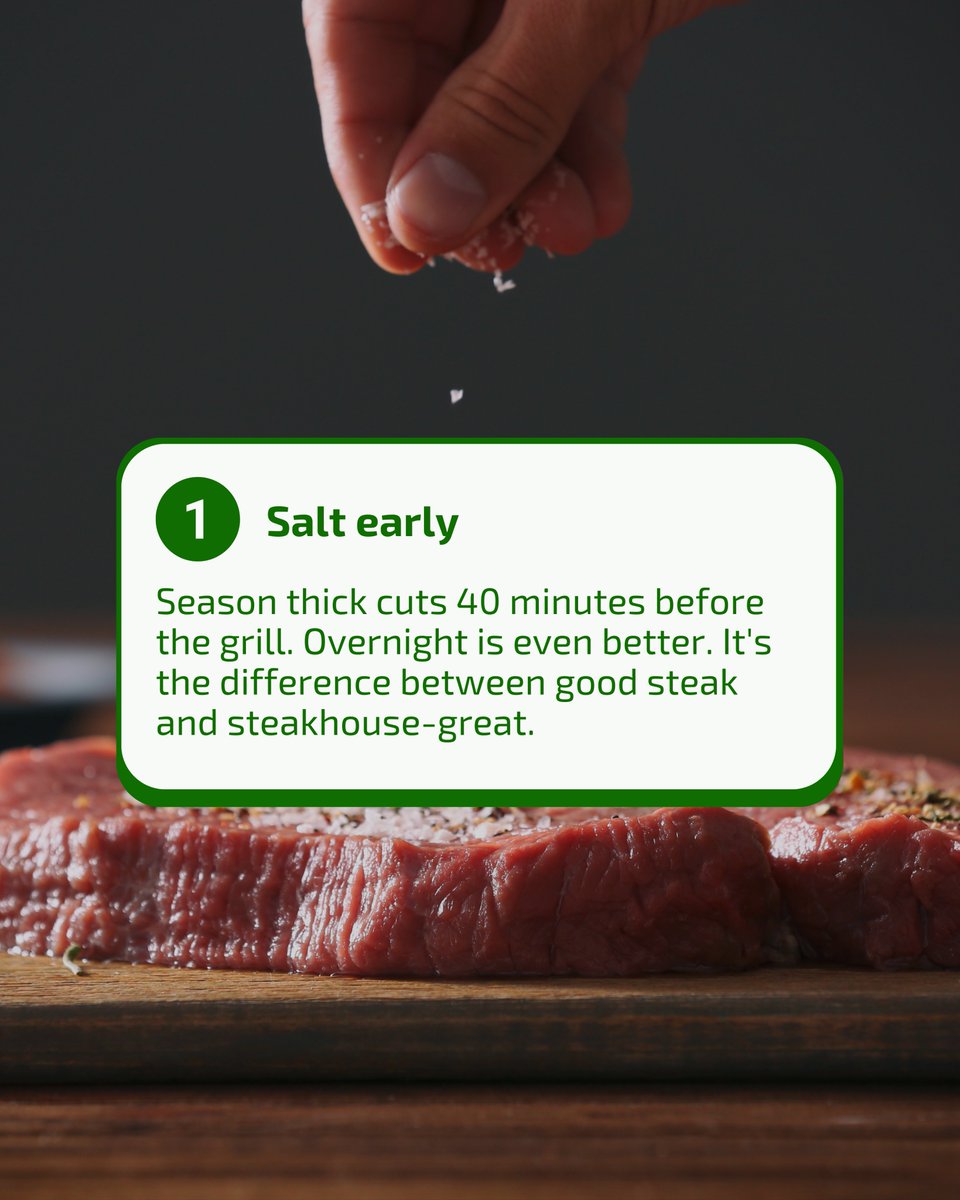 txbargrassfed's tweet photo. Three rules. Better steak. Light the grill 🔥 https://t.co/wmNQKFxjm2