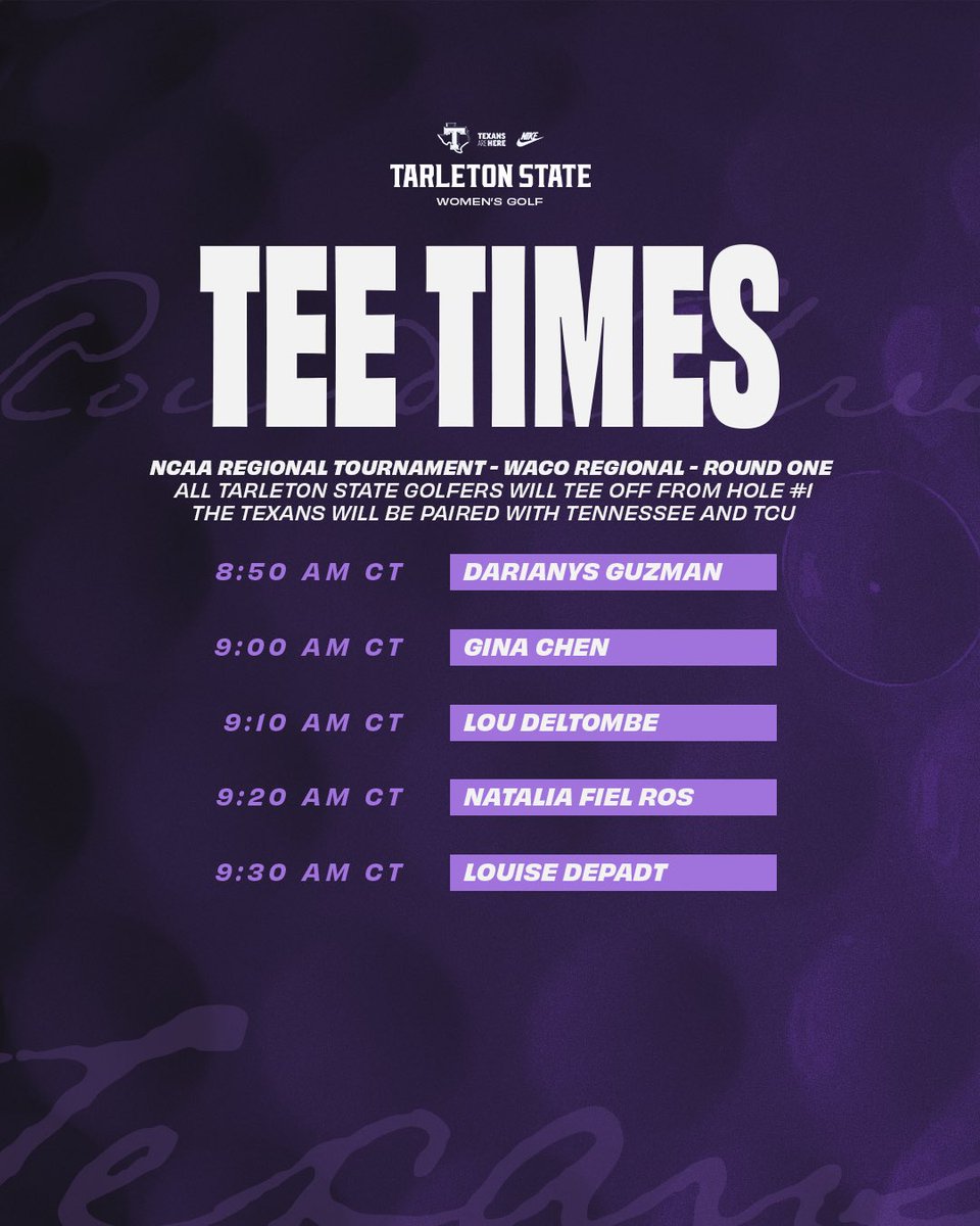 Tarleton State Women’s Golf tweet media