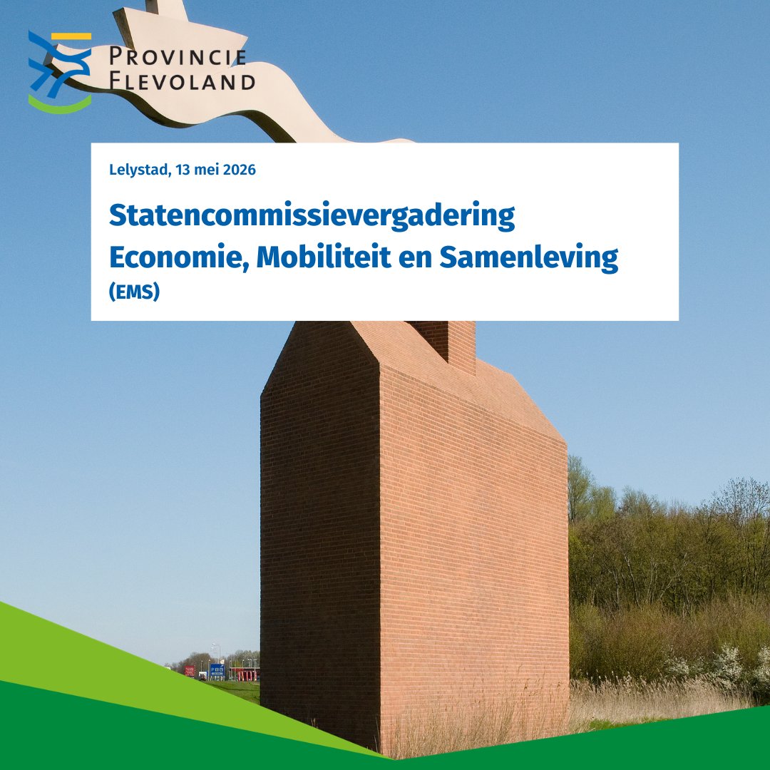 PS_Flevoland's tweet photo. Vandaag vergadert de Statencommissie Economie, Mobiliteit en Samenleving op het provinciehuis in Lelystad. Bij deze nodigen wij jou uit om de vergadering bij te wonen!

https://t.co/yFy5NeNBSx

Foto: Thijs Quispel https://t.co/mGB3GvvGLR