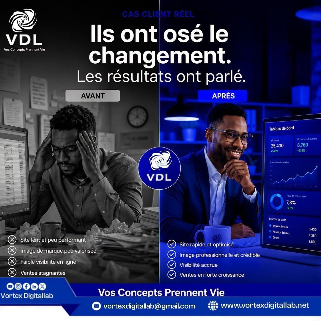 VortexDigital_1's tweet photo. 𝐂𝐀𝐒 𝐑𝐄́𝐄𝐋 :
𝐔𝐍 𝐒𝐈𝐓𝐄 𝐁𝐄𝐀𝐔.. 𝐌𝐀𝐈𝐒 𝐐𝐔𝐈 𝐍𝐄 𝐕𝐄𝐍𝐃𝐀𝐈𝐓 𝐏𝐀𝐒.

Trop d’informations.
Aucun message clair.
Aucune stratégie.

👉Résultat :  d’intérêt et conversion✅
 
Clique ici👉🏽: https://t.co/Ny1nki0peN

#siteweb #webdesign #casclient #marketingdigital https://t.co/yApBPbUzrx
